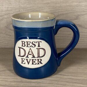 Best Dad Ever Mug Burton + Burton blue clay glazed Coffee Father Christmas Gift